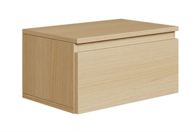 Szafka nocna Bemmi wisząca z szufladą 49 cm dąb lindberg