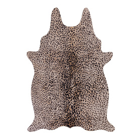 Dywan z motywem zwierzęcym Leopard Print 155x195 cm brązowy/stonowany