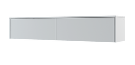 Nadstawka Bed Concept z dwiema zamykanymi szafkami 40 cm Szary