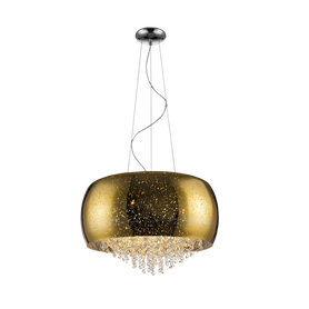 Lampa wisząca Tiffany średnica 50 cm złota