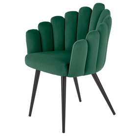 Krzesło tapicerowane Glidole zielone