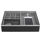Organizer na biżuterię Pebble Valet With Clear Acrylic czarny